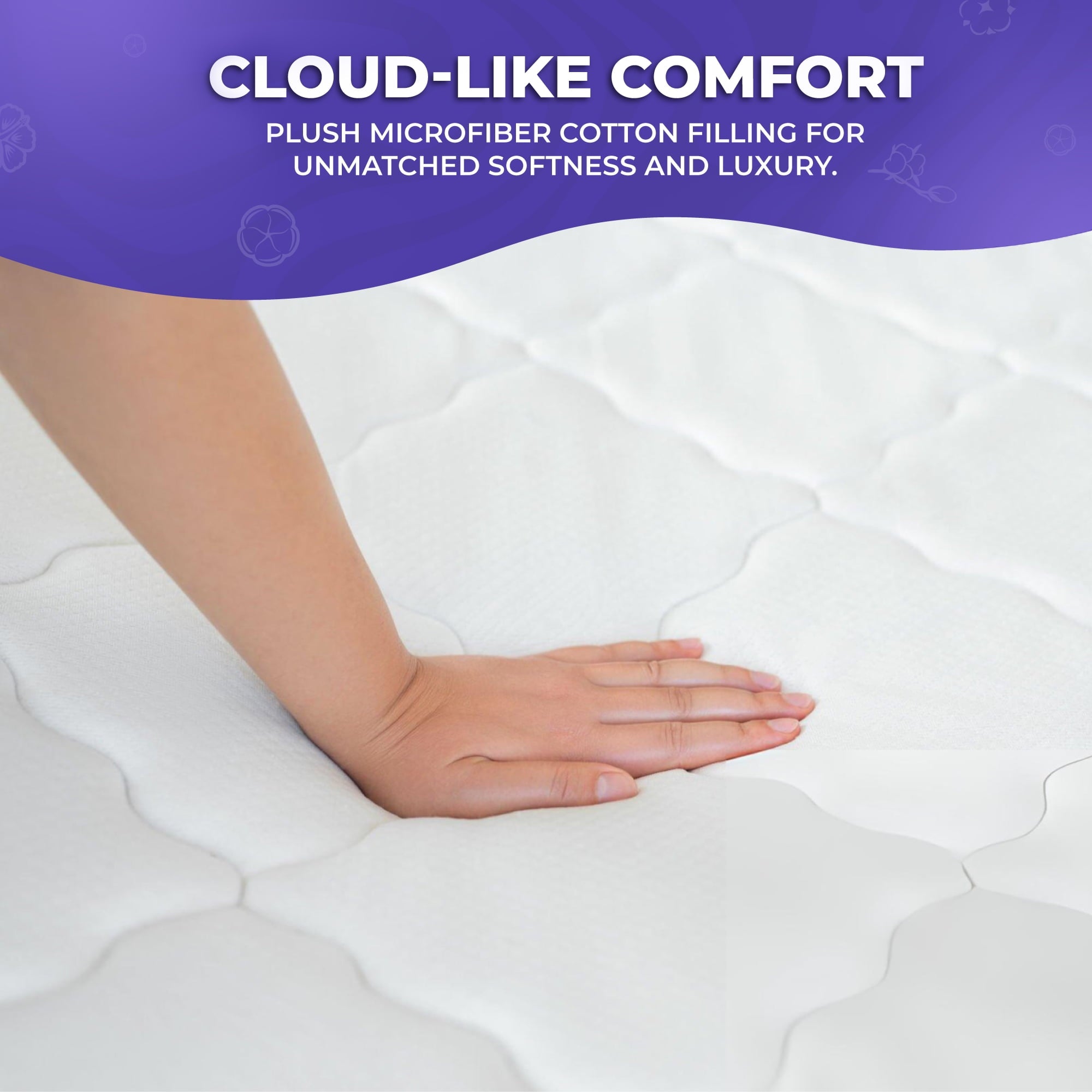 Tawfeeq Linens Waterproof Mattress Protector - Queen - Quilted, Breathable & Noiseless with Deep Pocket Elastic Skirt
