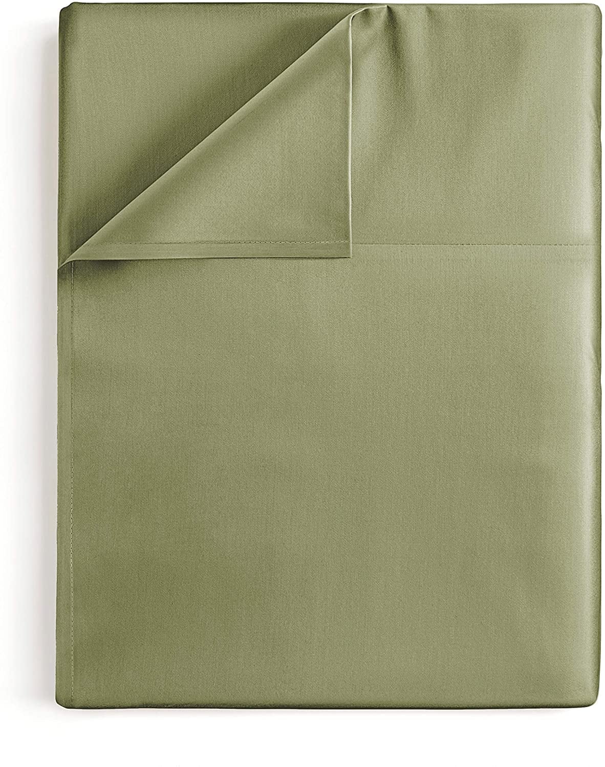 CGK Linens Hotel Luxury Single Flat Sheet Only - Queen Size Extra Soft, Comfy & Breathable Top Sheet, White