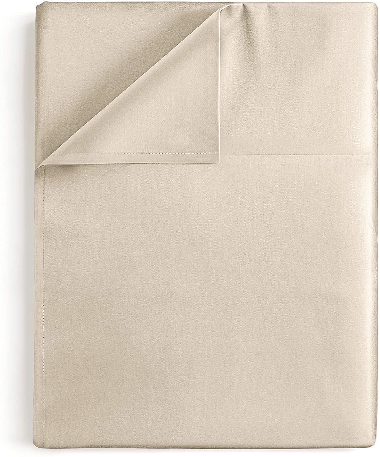 CGK Linens Hotel Luxury Single Flat Sheet Only - Queen Size Extra Soft, Comfy & Breathable Top Sheet, White
